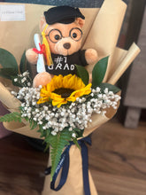 Load image into Gallery viewer, Sunflower Graduation bouquet