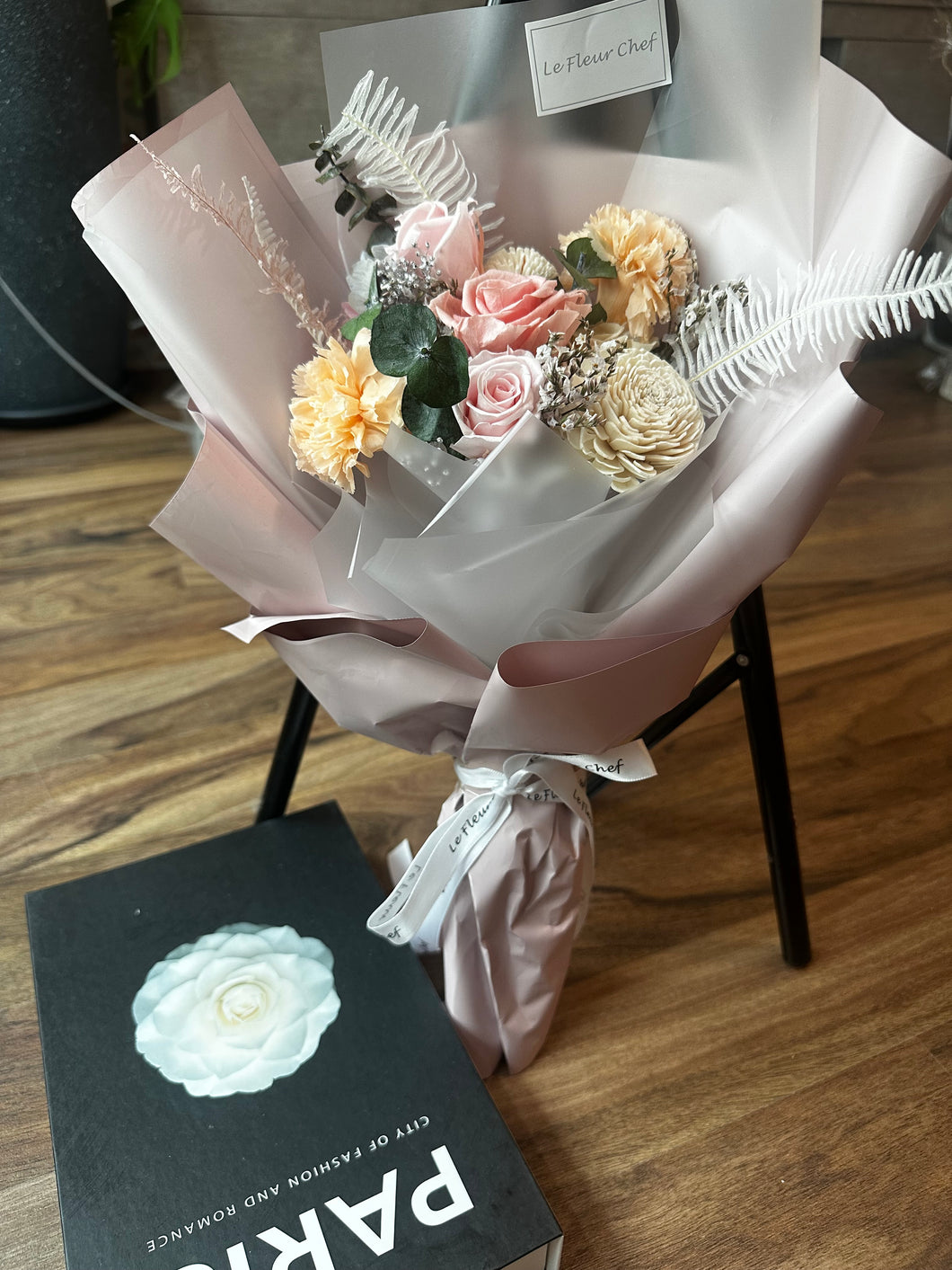 Scented pastel bliss preserved flower bouquet