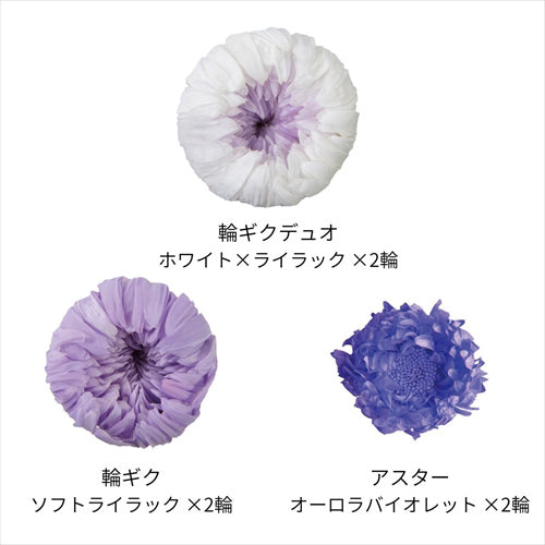 Florever Preserved flower Mum Palette Lilac