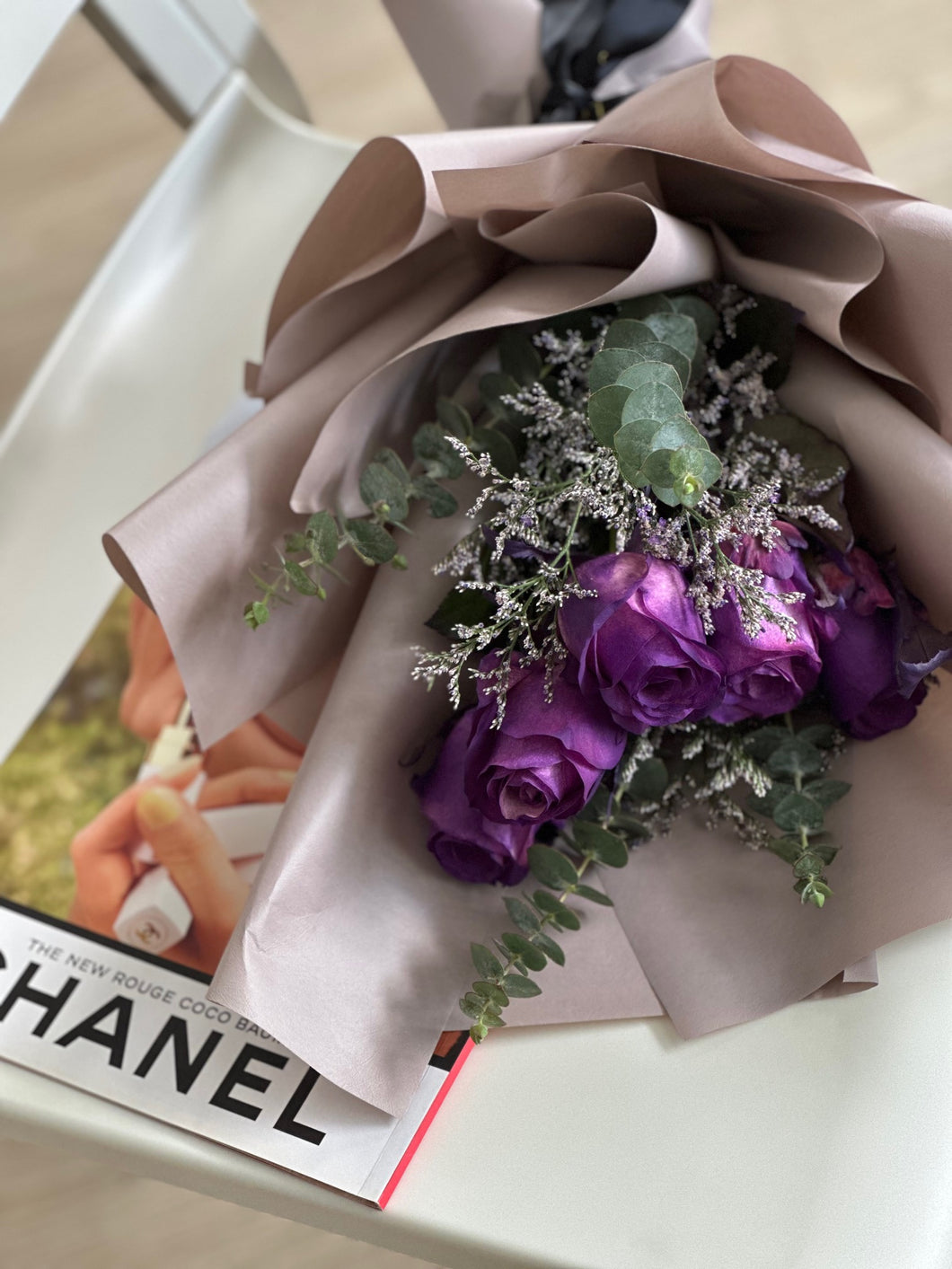 Exclusively yours purple love rose bouquet