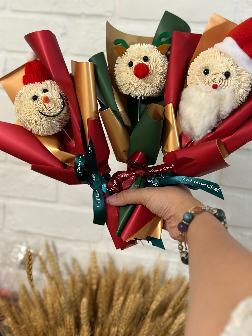 Scented Xmas Character bouquet